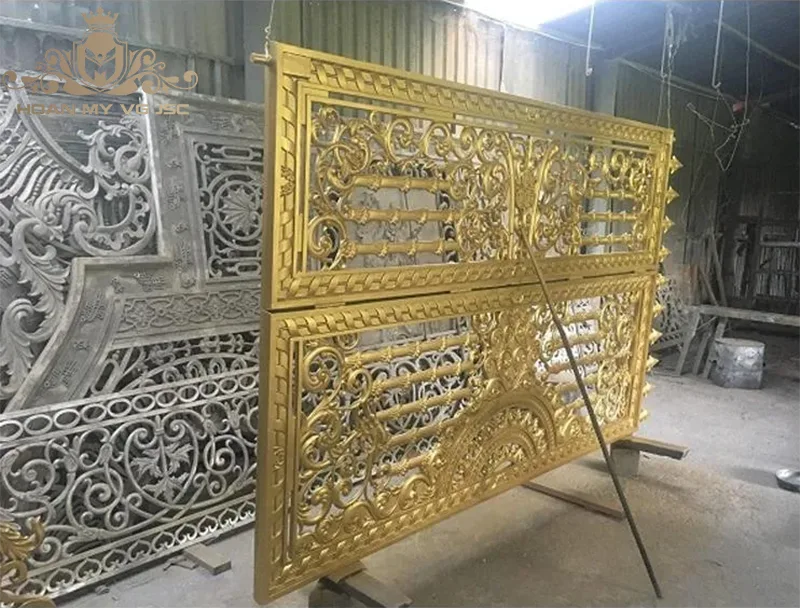 quy trình sản xuất cổng nhôm đúc