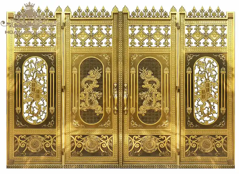 cổng nhôm đúc nhà thờ họ