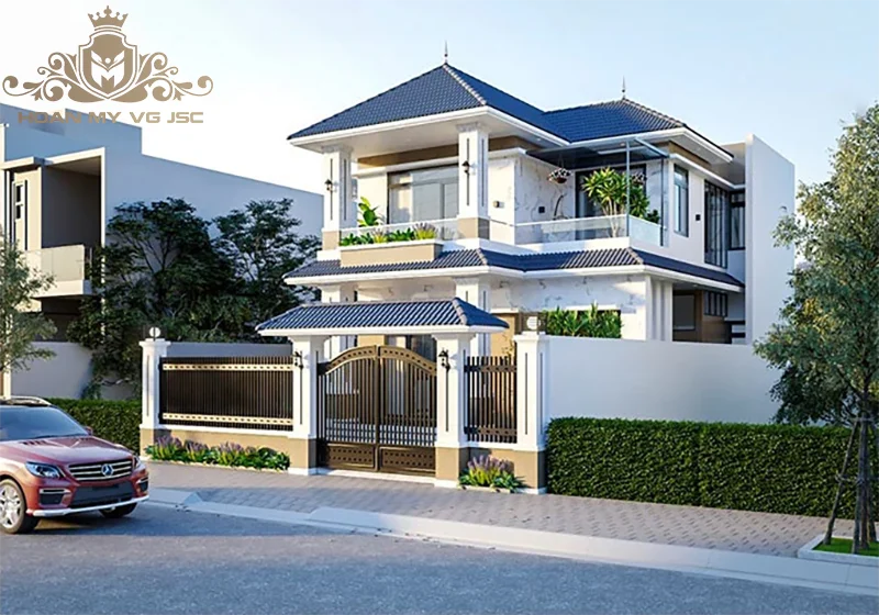 kích thước cổng nhôm đúc