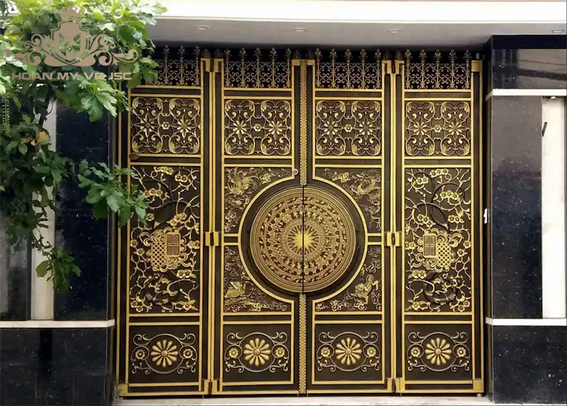 mẫu cổng đồng đẹp