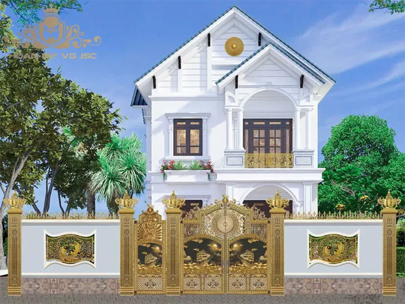 cổng nhôm đúc thuận buồm xuôi gió