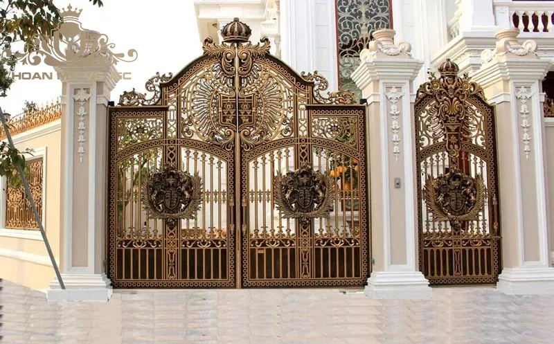 cổng nhôm đúc giá rẻ