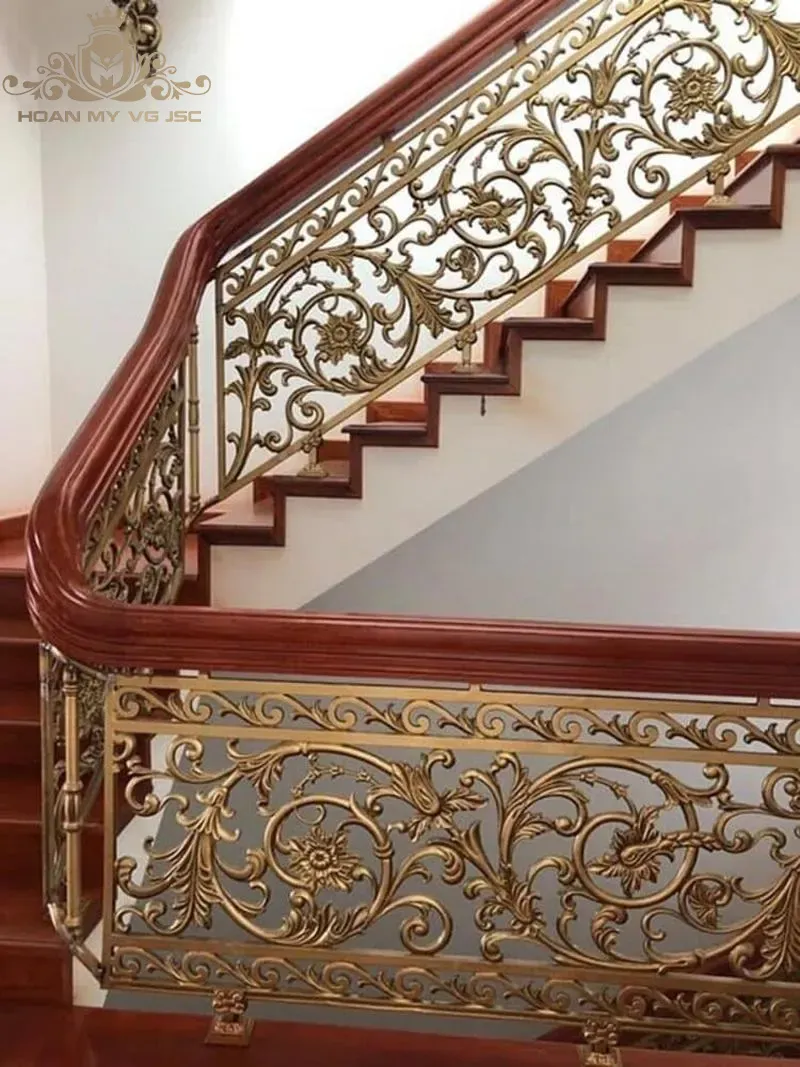 cầu thang nhôm đúc chân không