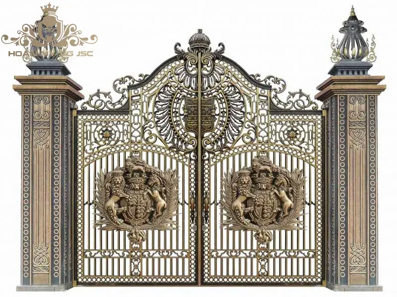 cổng nhôm đúc buckingham