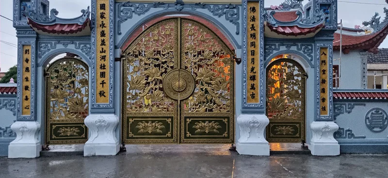 mẫu cổng chùa đẹp