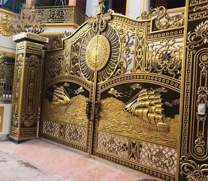 cổng nhôm đúc thuận buồm xuôi gió