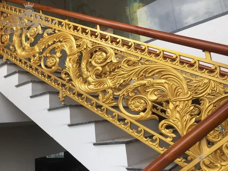 cầu thang nhôm đúc chân không