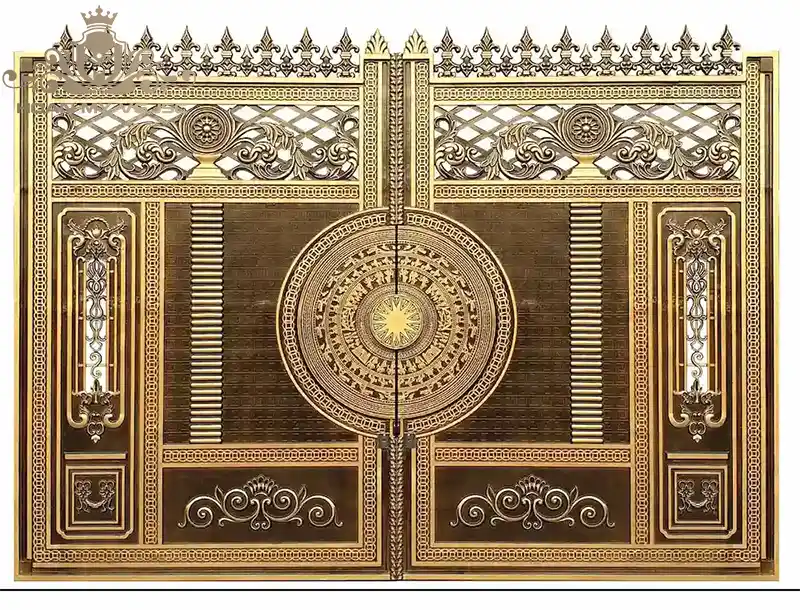 cổng nhôm đúc nhà thờ họ